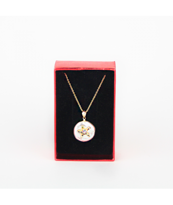 Colgante cadena estrella mar