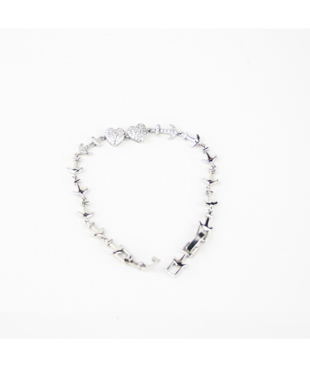 Pulsera corazones y anclas