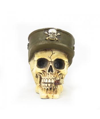 Calavera gorra militar