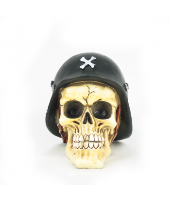 Calavera casco Guerra Mundial