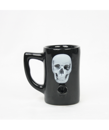 Taza calavera y pipa