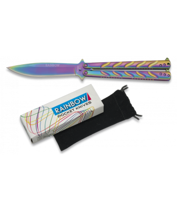 Navaja abanico arcoiris
