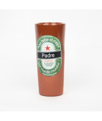 Vaso cerveza barro Padre