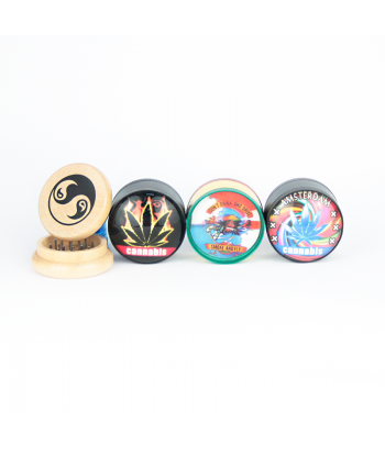 Grinder acero-madera