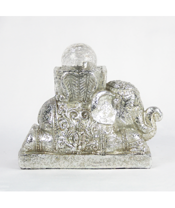 Elefante de la suerte plata