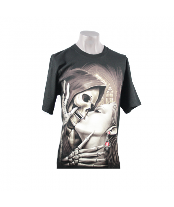 Camiseta beso mujer y...