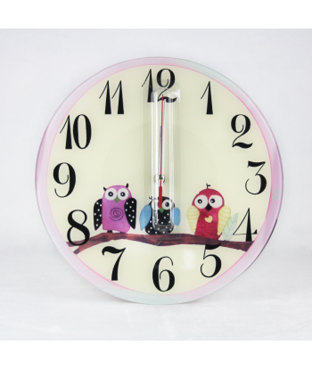 Reloj pared búhos
