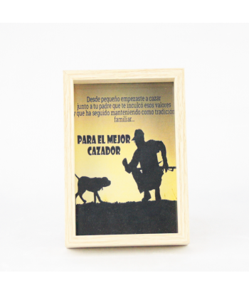Marco dedicatoria Cazador