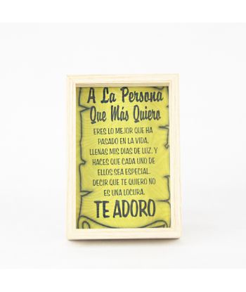 Marco dedicatoria Amor