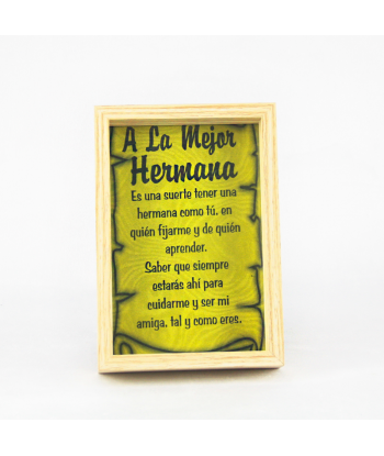 Marco dedicatoria Hermana