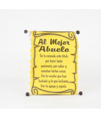 Diploma dedicatoria Abuelo