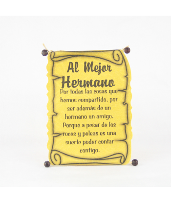Diploma dedicatoria Hermano