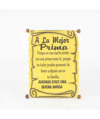 Diploma dedicatoria Prima