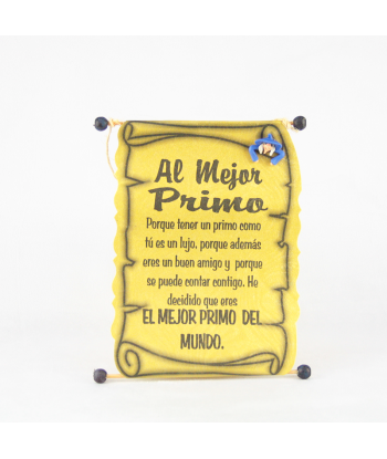 Diploma dedicatoria Primo