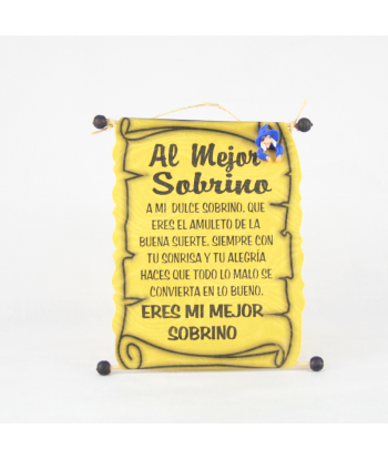 Diploma dedicatoria Sobrino
