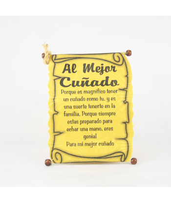 Diploma dedicatoria Cuñado