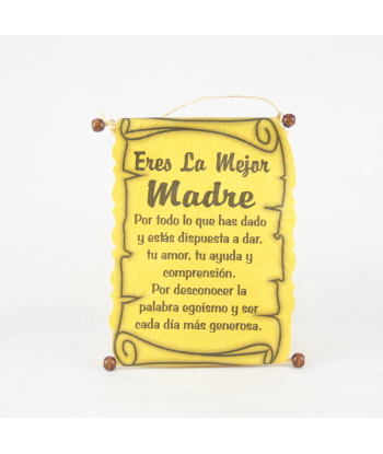 Diploma dedicatoria Madre
