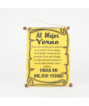 Diploma dedicatoria Yerno