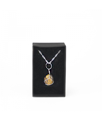 Colgante cadena piedra