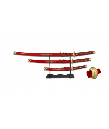 Conjunto 3 katanas