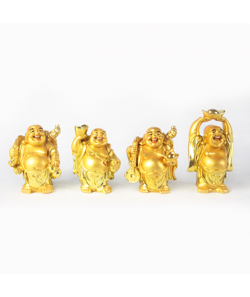 Buda dorado portando objeto (unidad)